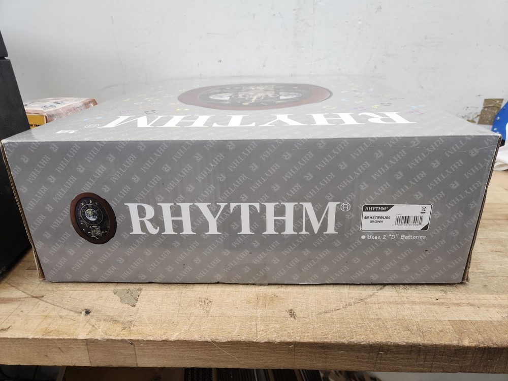 Vintage Rhythm Timecracker Cosmos Magic Motion Clock