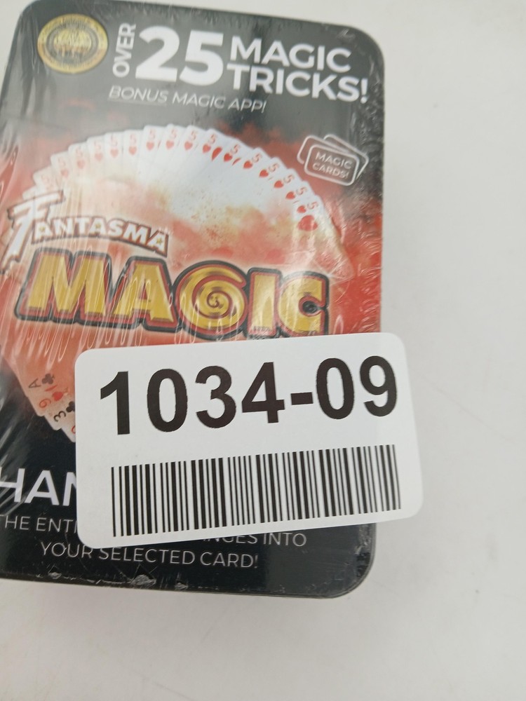 Fantasma Magic Phantom Deck Cards 25+ Tricks Sealed Tin Bonus App 7+ Set Book
