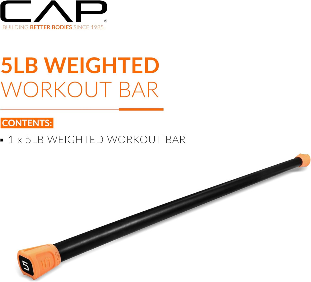 Weighted Workout Bar | 5-20 Lb | Multiple Options
