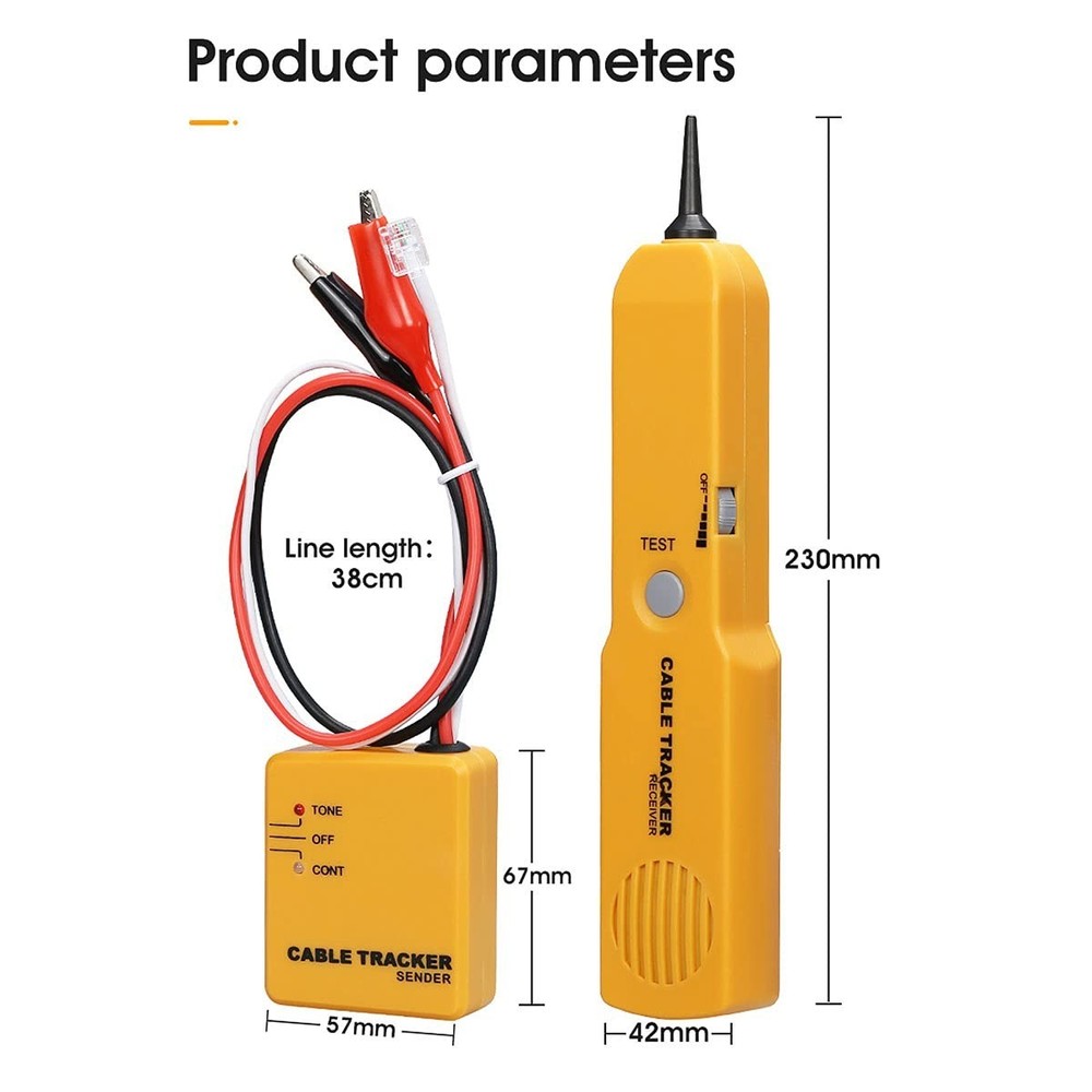 Tone Generator & Probe Kit - Essential Tool for Cable and Phone Line Testing