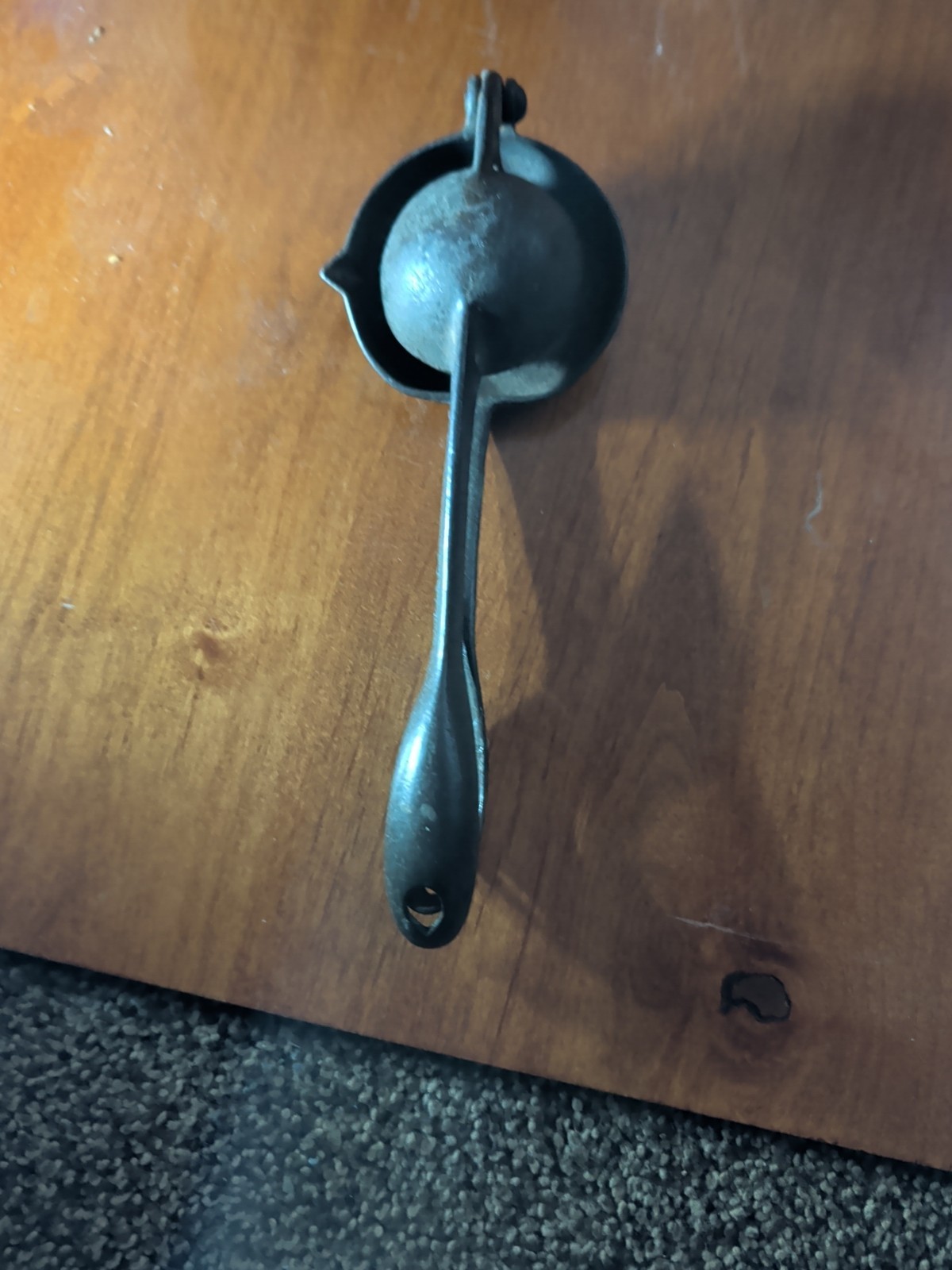 Cast Iron Juice Citrus Squeezer Civil War Era Ex Condition