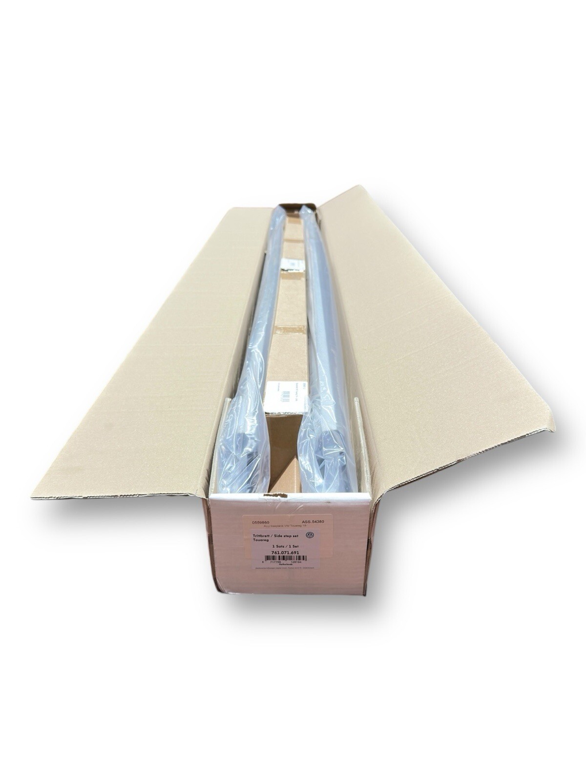 Original VW Touareg CR Trittbrett für Seitenschweller Set 761071691 Aluminium