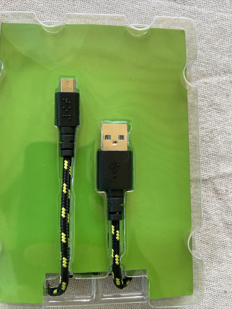 8pk-6ft Braided Micro USB Charging Cable for Android Sorted color
