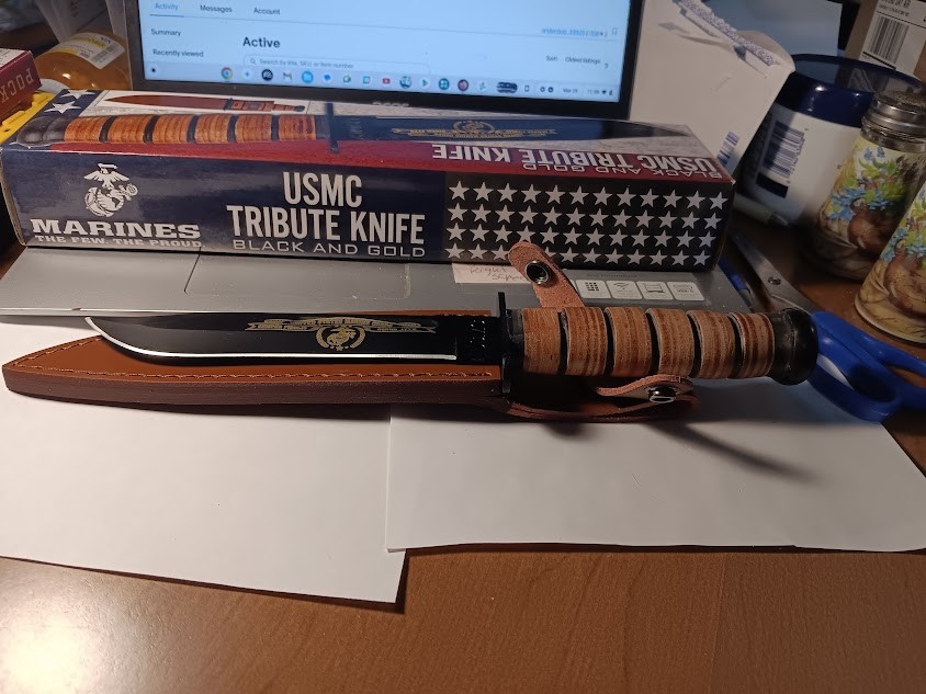 u.s.m.c.tribute knife