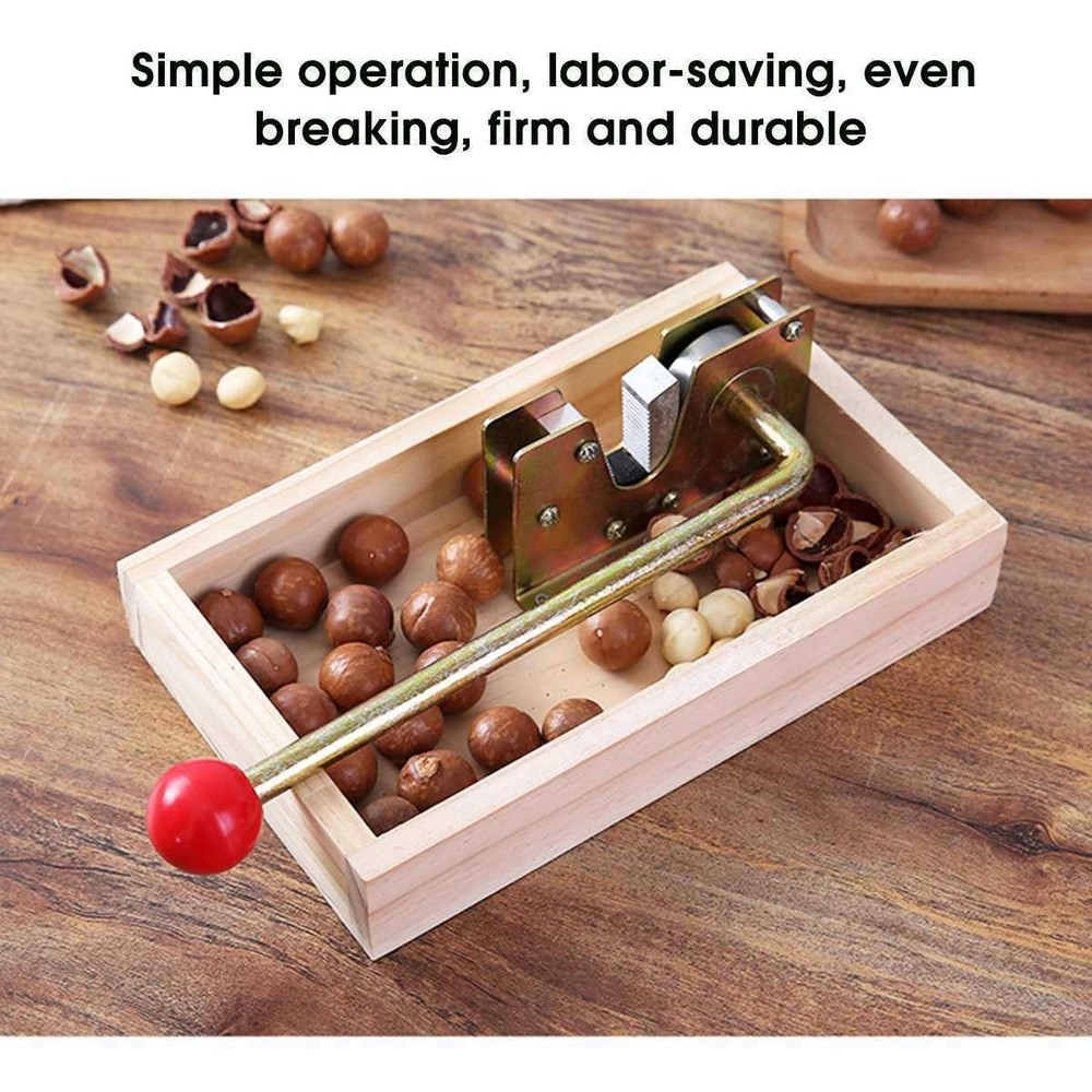 Macadamia Handle Opener Peeling Machine Walnut Tool Nuts Cracker Multipurpose