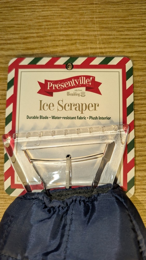 Wembly Presentville Ice Scraper Mitten, Navy Blue