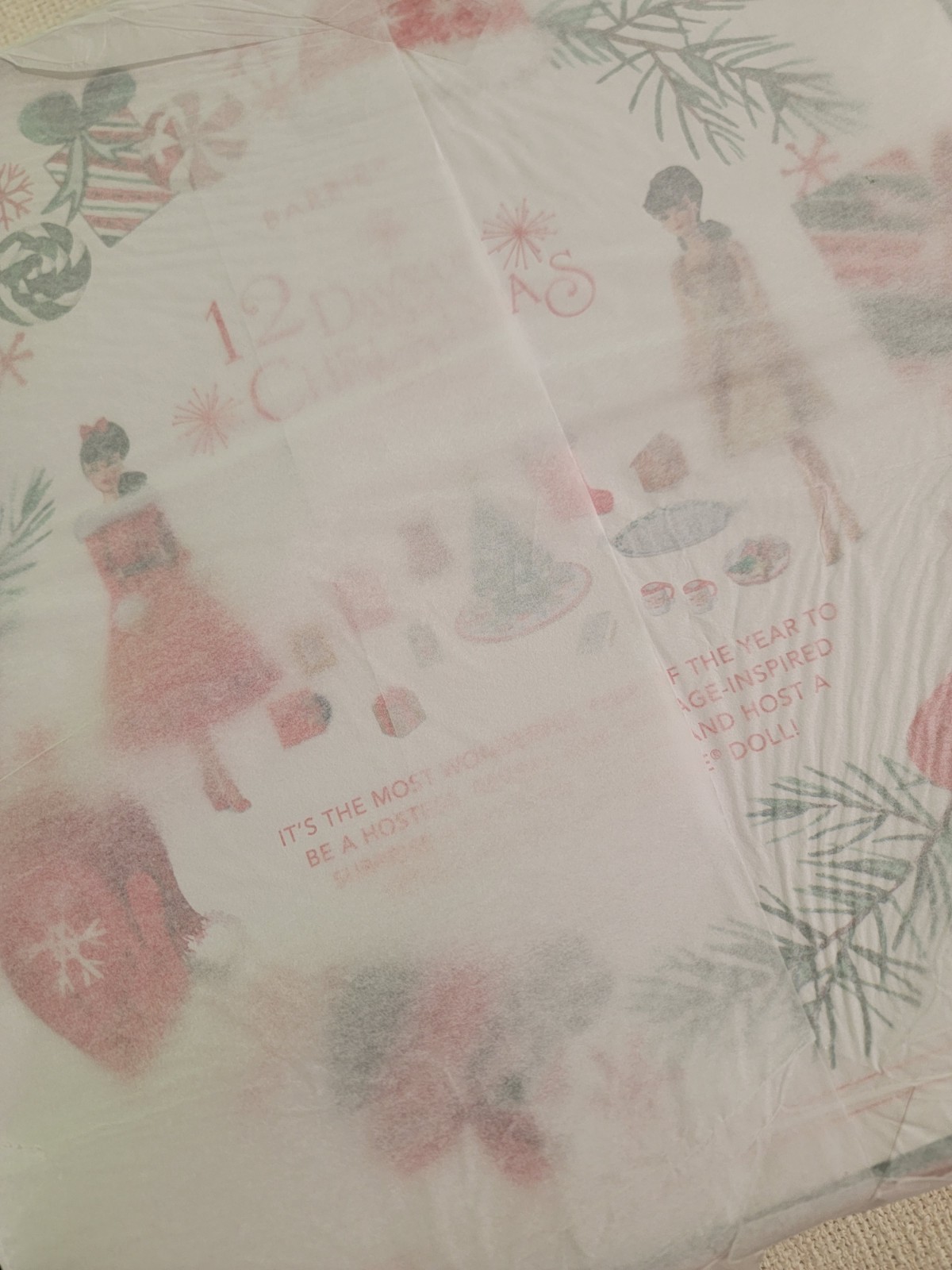 12 DAYS OF CHRISTMAS BARBIE DOLL & ACCESSORIES ADVENT 2022 GOLD MATTEL NIB