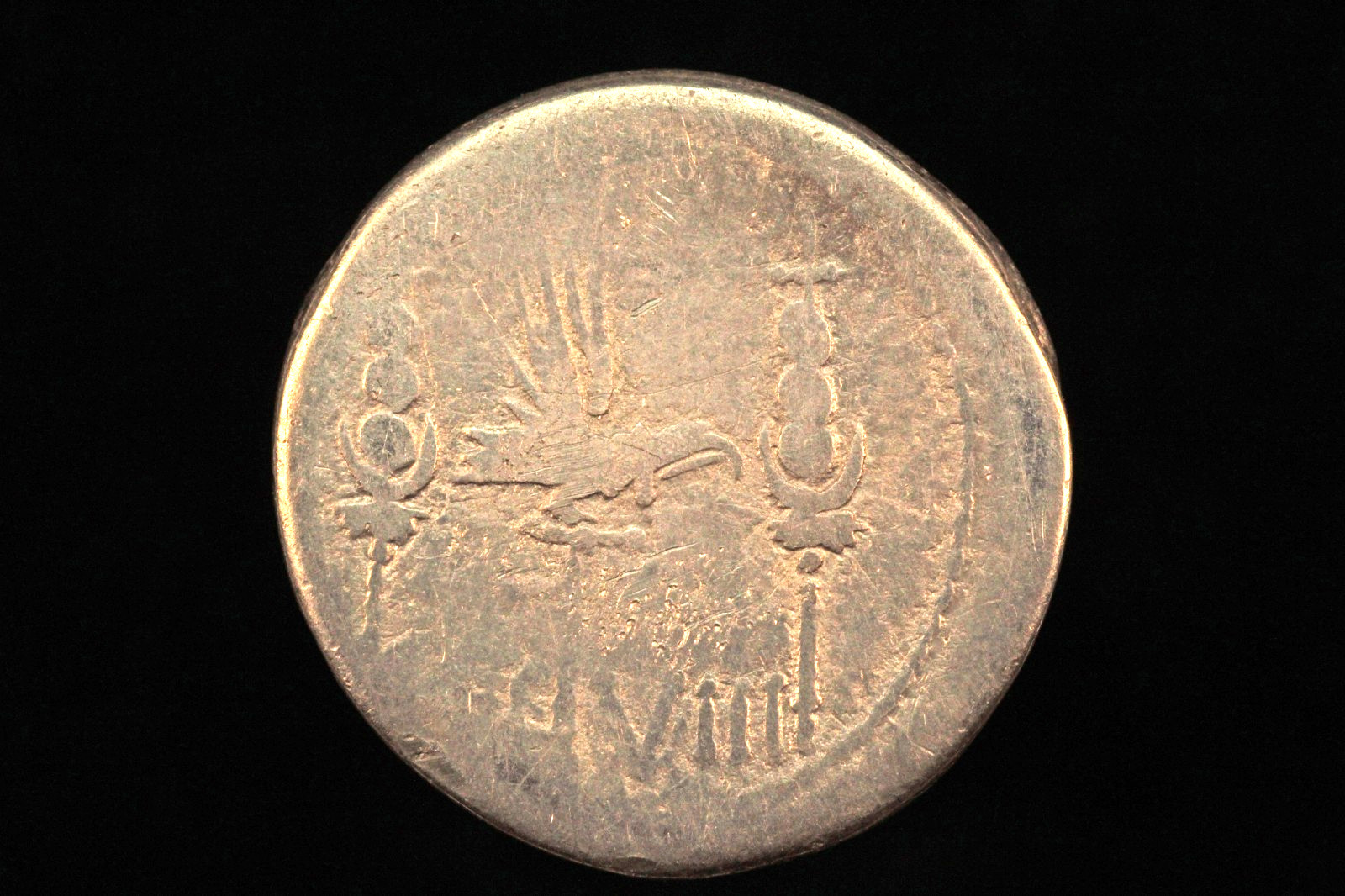 Roman Coins. Marc Antony. AR Denarius. Legionary issue. LEG VIII. 32-31 BC.