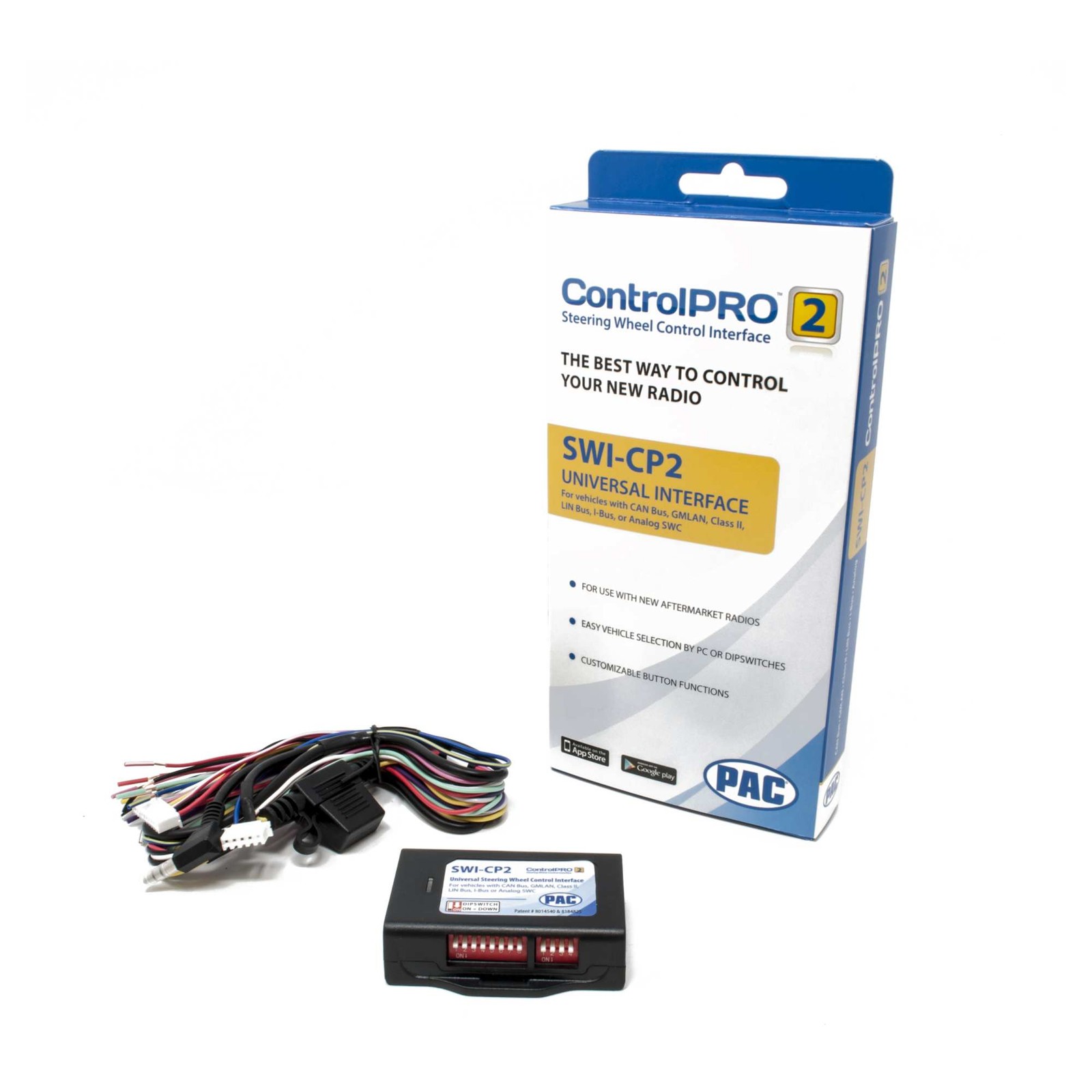 PAC Audio SWI-CP2 Universal Analog/CAN-Bus Steering Wheel Control Interface