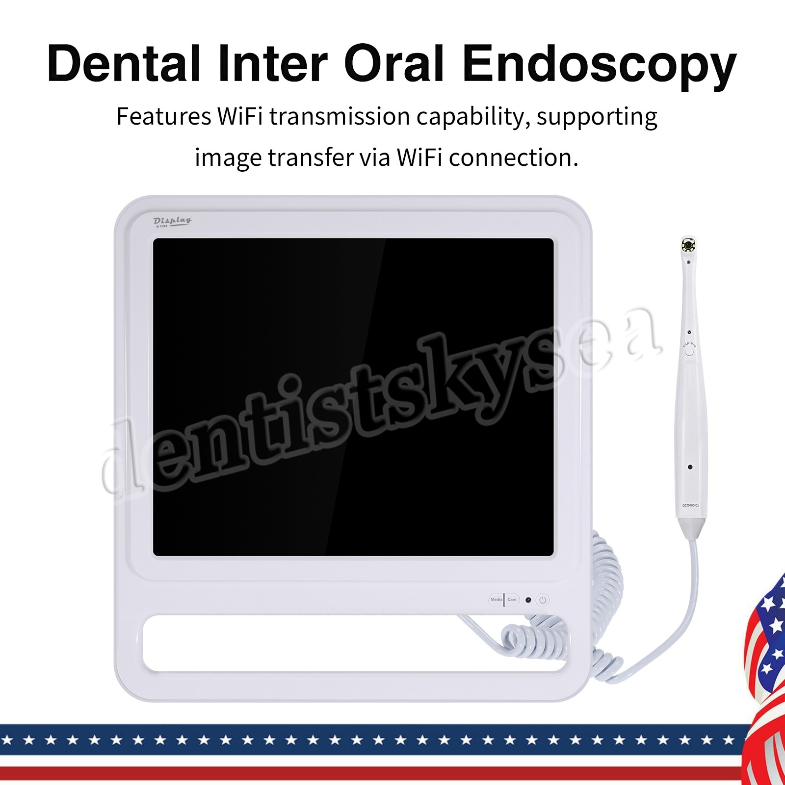 17 Inch Dental Intra Oral Intraoral Camera WIFI High Definition Digital Monitor