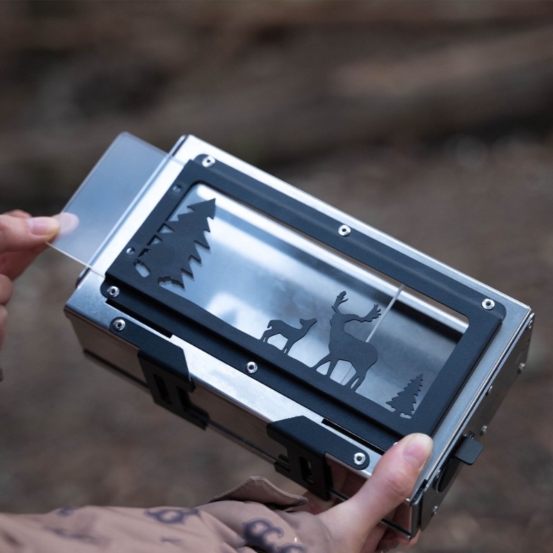 Flexible Outdoor Burning System Operates Using divisions And Hard divisions