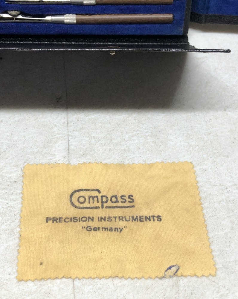 Vtfg Compass #807 Drafting Engineering Drawing Tool Set US Government Incomplete