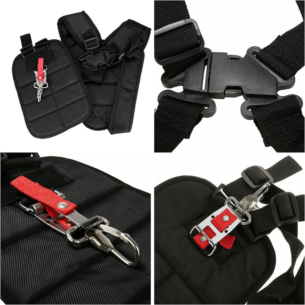 Adjustable Padded Shoulder Harness Garden Brush Cutter Strap Trimmer Strimmer