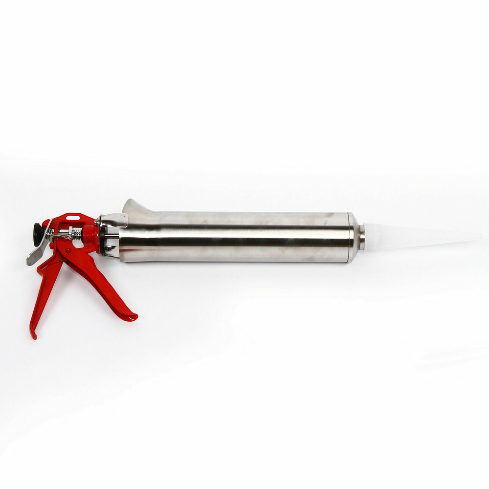 Function Mortar and Tile Grouting Gun with Multiple Nozzles and Ratchet Handle