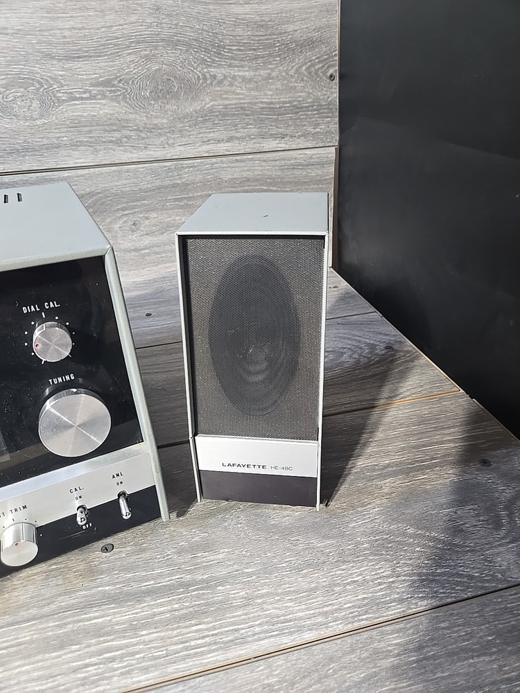 Lafayette HA-800B Solid State Communications Receiver W/ HE- 48C Speaker Tested