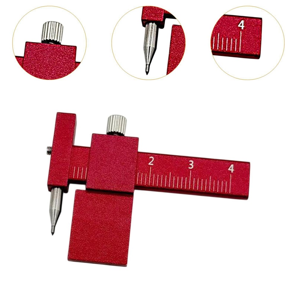 Auxiliary Ruler Woodworking Scriber Isometric Parallel Scribe