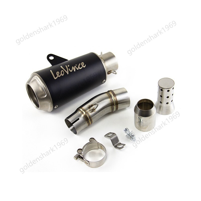 For Kawasaki Ninja 400 Ninja 500 Z400 Z500 Exhaust Tips Mid Pipe Slip On Muffler