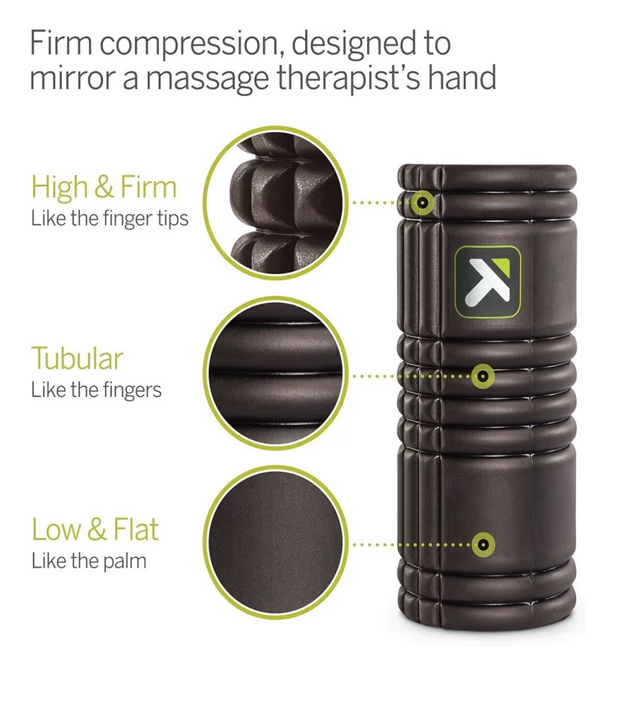 TriggerPoint GRID Foam Massage Roller Black - 13 inch
