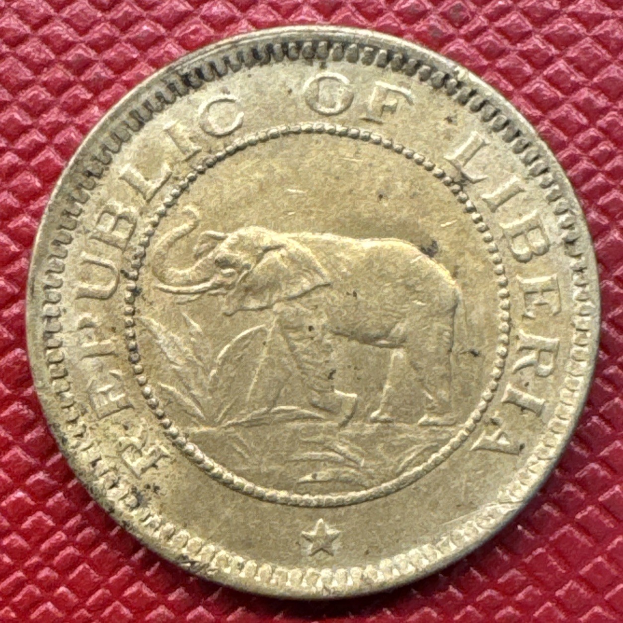 Liberia 1937 Nickel-Brass Half (1/2) Cent. High Grade. KM# 10