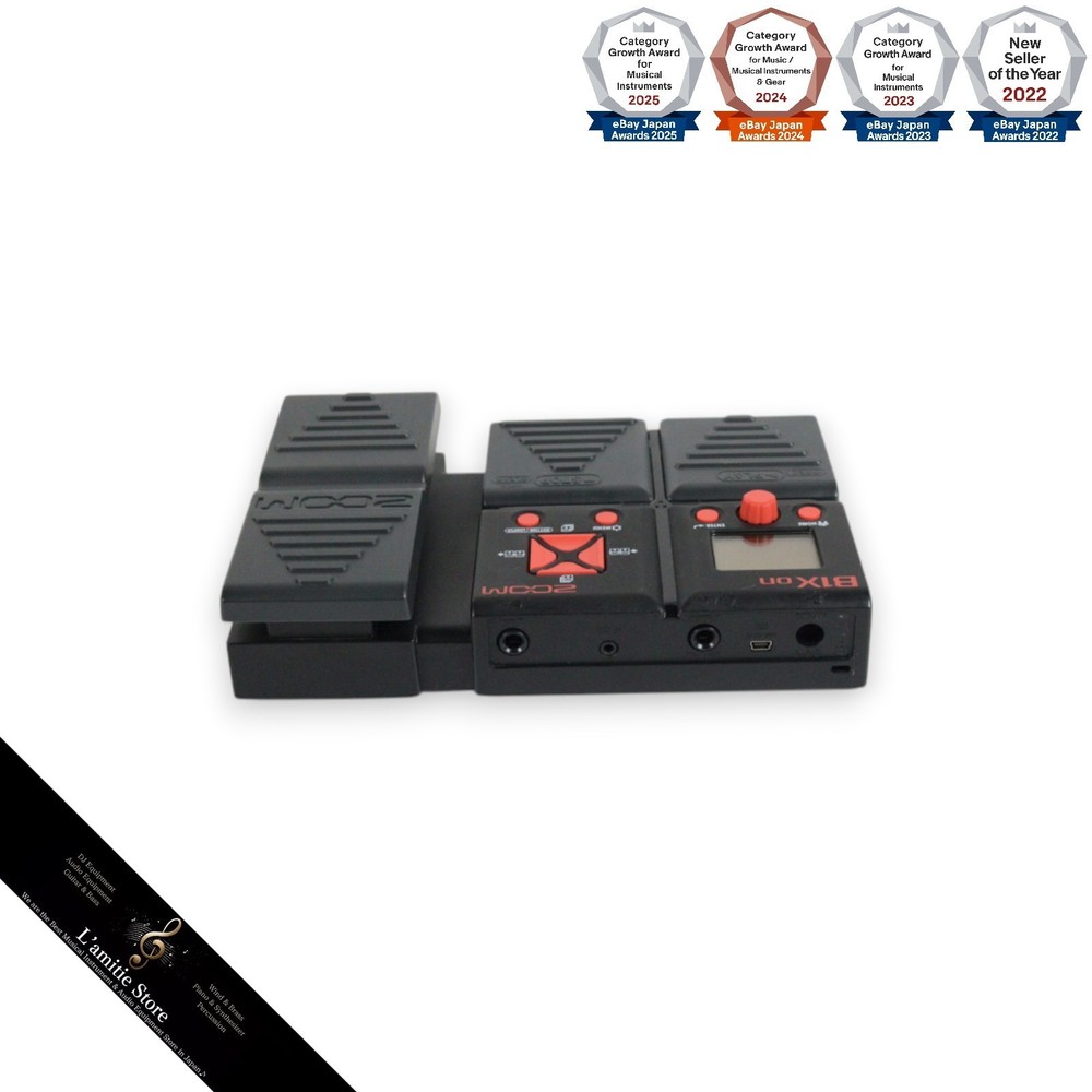 ZOOM B1Xon Bass Effects with Expression Pedal 100 Patch Memories Multi Processor