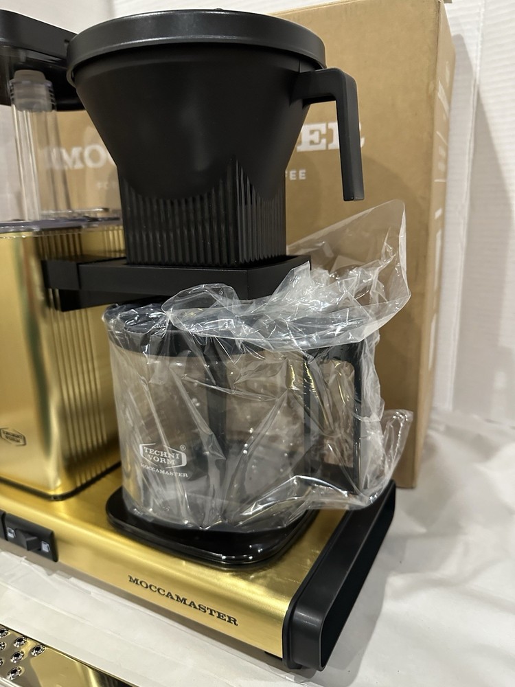 Technivorm MOCCAMASTER KBGV Coffee Maker Machine Brushed gold