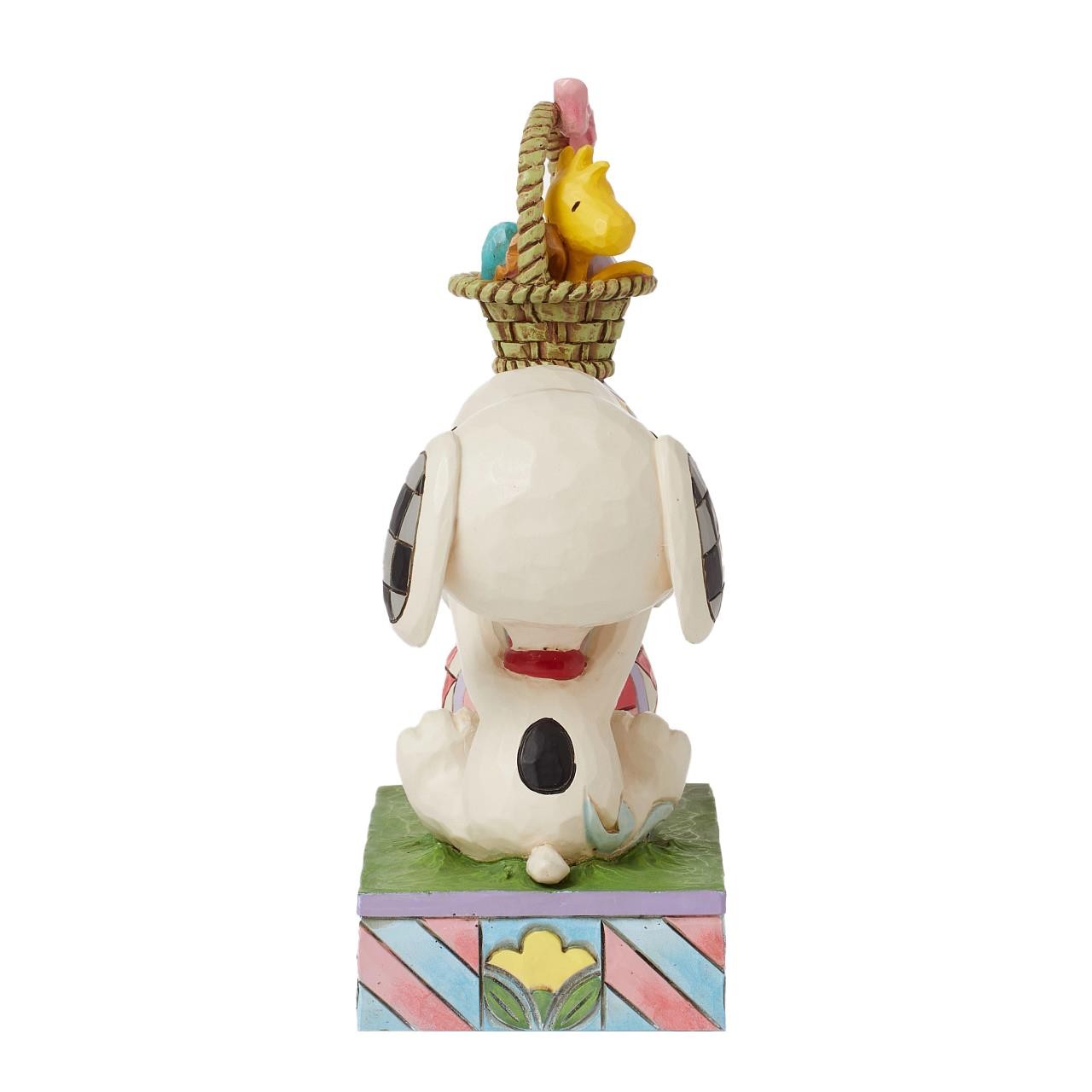 Jim Shore Peanuts Snoopy & Woodstock Stacking Easter Eggs Figurine 6016262
