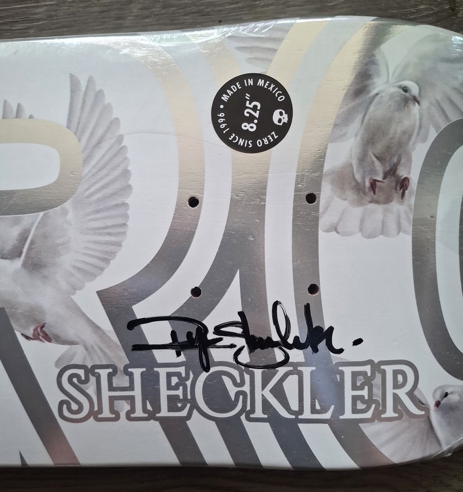 Ryan SHECKLER Signed ZERO BOLD 8.25 Skateboard Deck