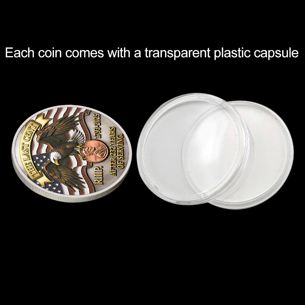 The Last Cent Legacy R.I.P. Penny Commemorative Coin Collectible Gift