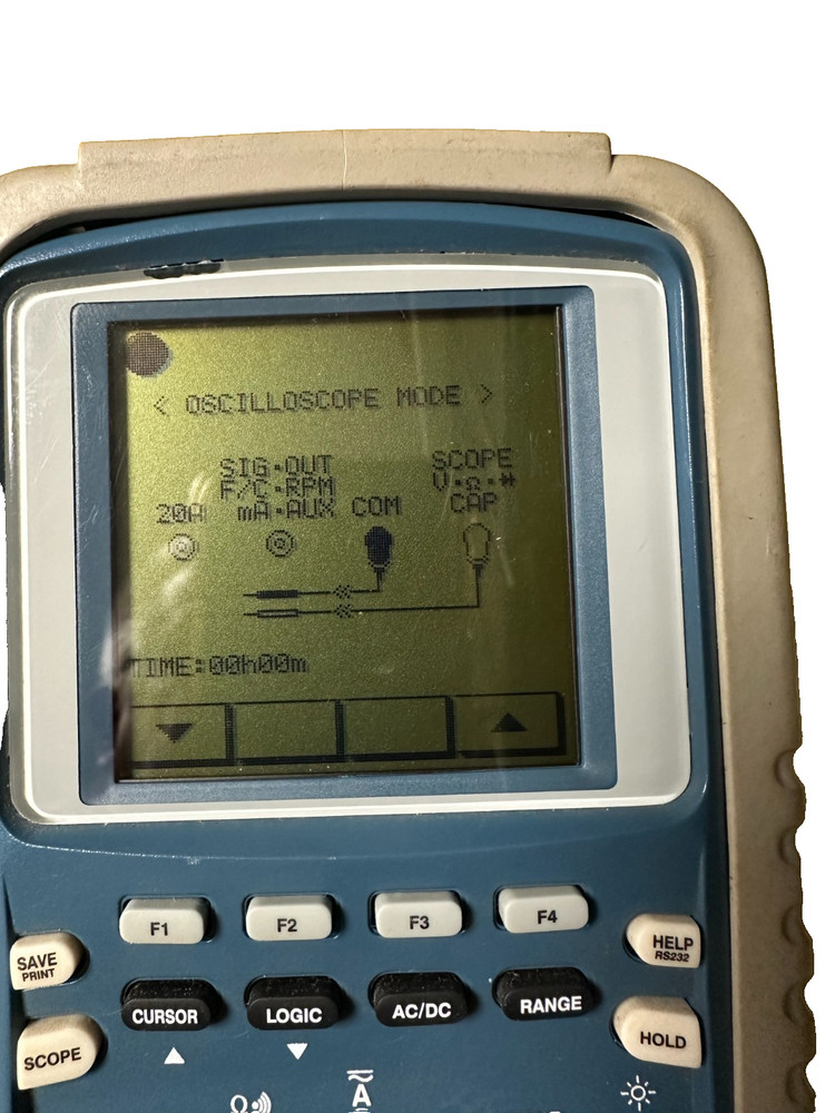 EXTECH HANDHELD MULTISCOPE / OSCILLOSCOPE / DIGITAL MULTIMETER