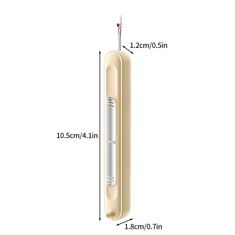 3 Pack Needle Threader, 2025 Upgraded Plug-In 2 in 1 Needle Threader Seam Ripper