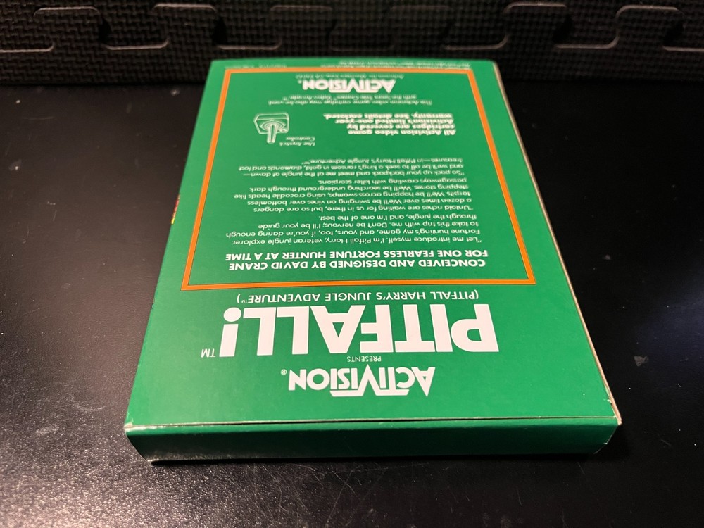 1982 Activision Pitfall - Empty custom design display box