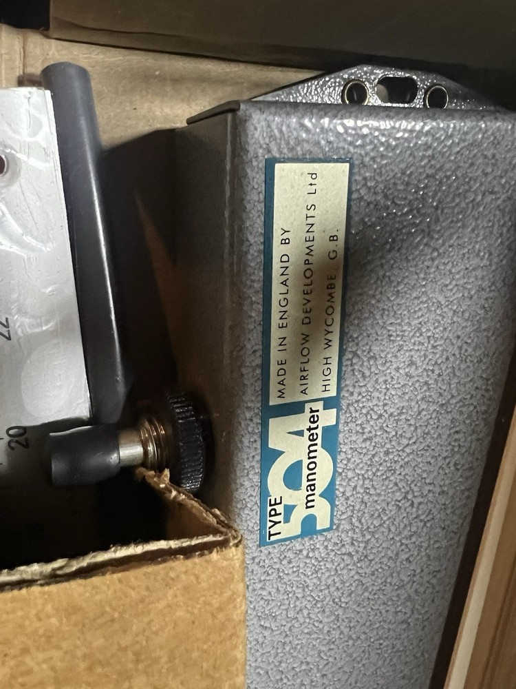 Airflow Type 504 Manometer 0-250