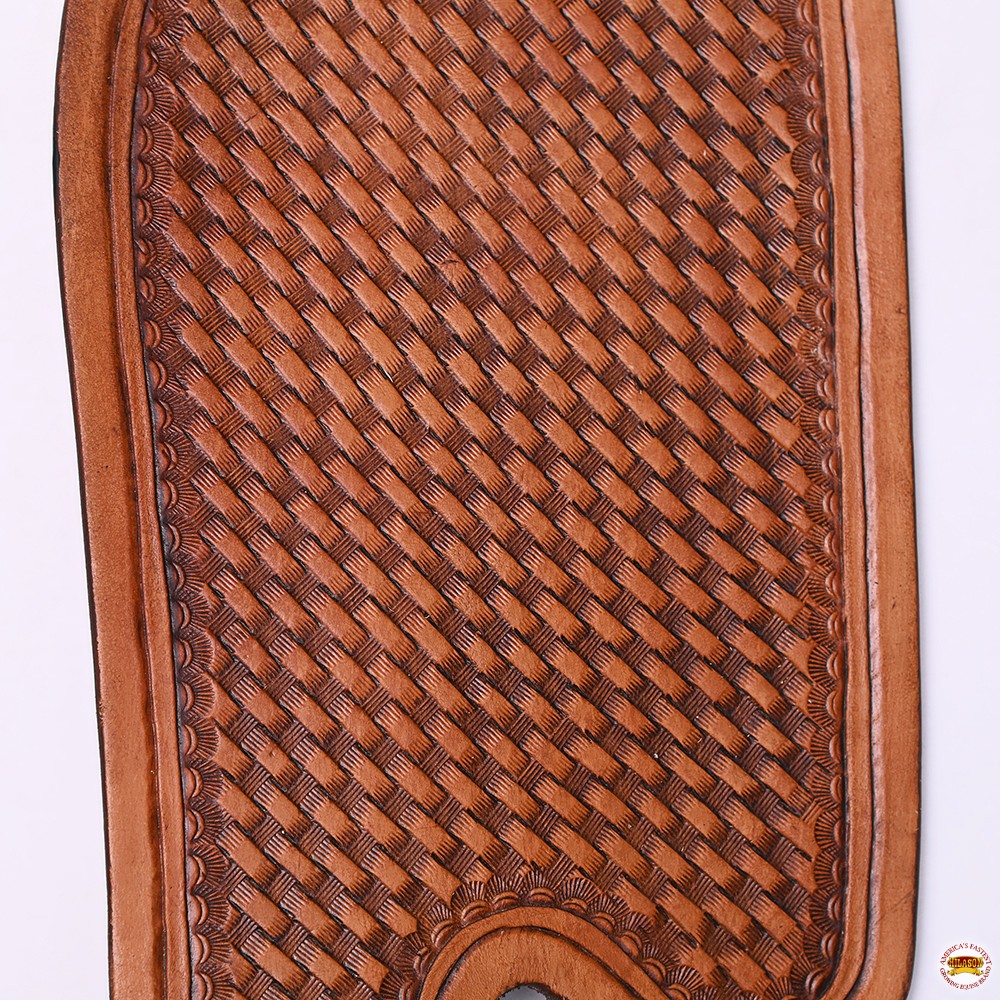 HILASON Hand Tool Leather Saddle Replacement Fender Pair Hobble Strap Tan| |