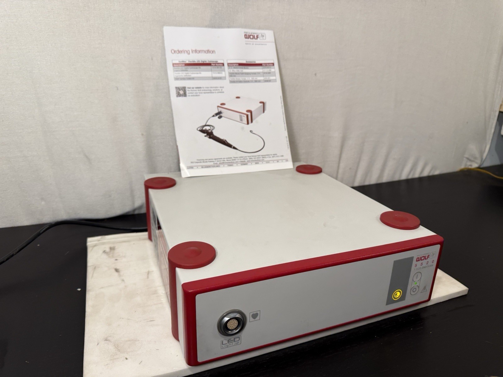 Richard Wolf 5512 1 CCD Endocam Video Processer 5512.701 Camera Controller