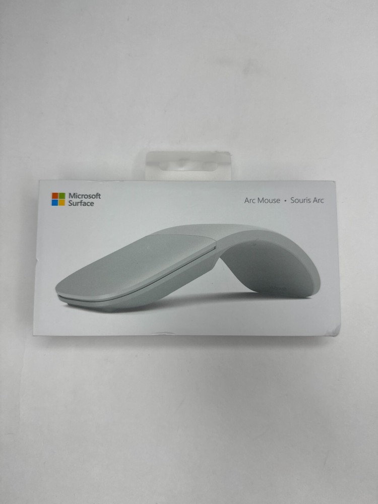 Microsoft Bluetooth Surface Arc Wireless BlueTrack Ambidextrous Mouse Light Grey