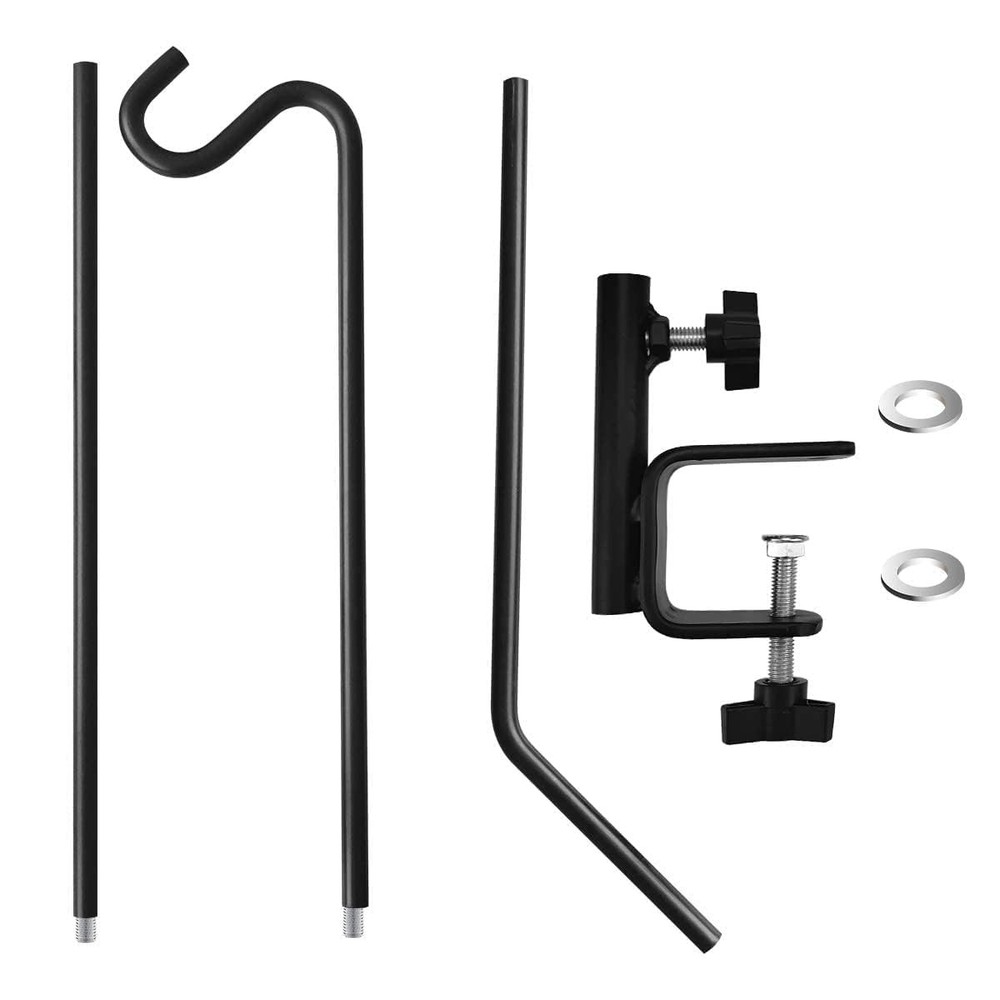 Heavy Duty Extensible Deck Hook - Adjustable for Hanging Bird Feeders, Plants...