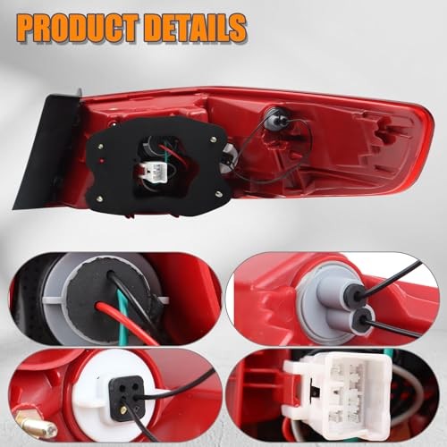Left Halogen Tail Light Assembly Compatible With 2016-2020 Kia Left Driver Side