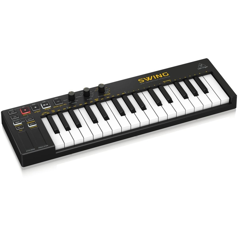 BEHRINGER SWING 32-Key USB MIDI Controller Keyboard with 64-Step Polyphonic