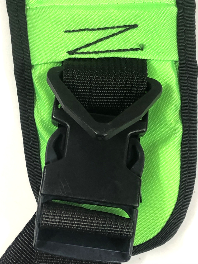 Zeagle Stiletto Shoulder Section - Large- Lime Green