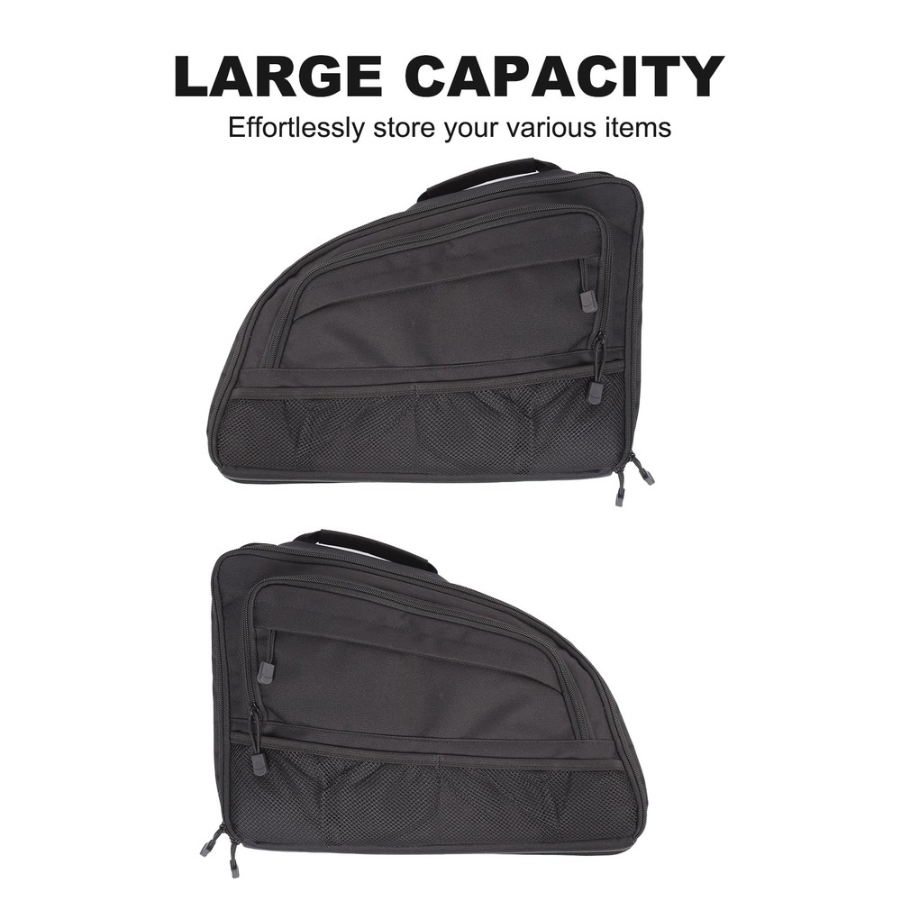 2PCS Black Tailgate Window Package Bag For Cadillac XT6 2020+