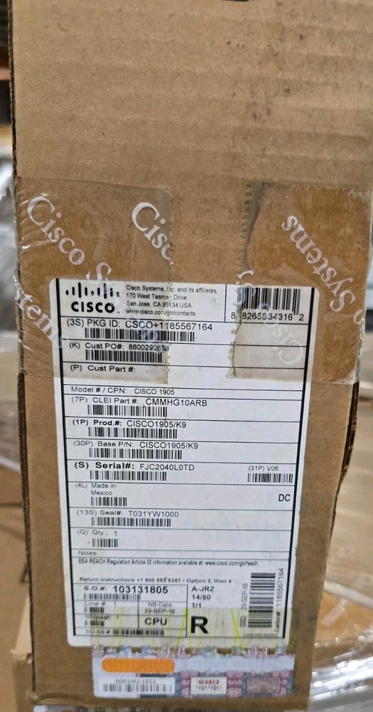 NEW CISCO CISCO1905/K9
