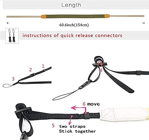 Eorefo Camera Strap Neck with Quick-release Large, Army Green