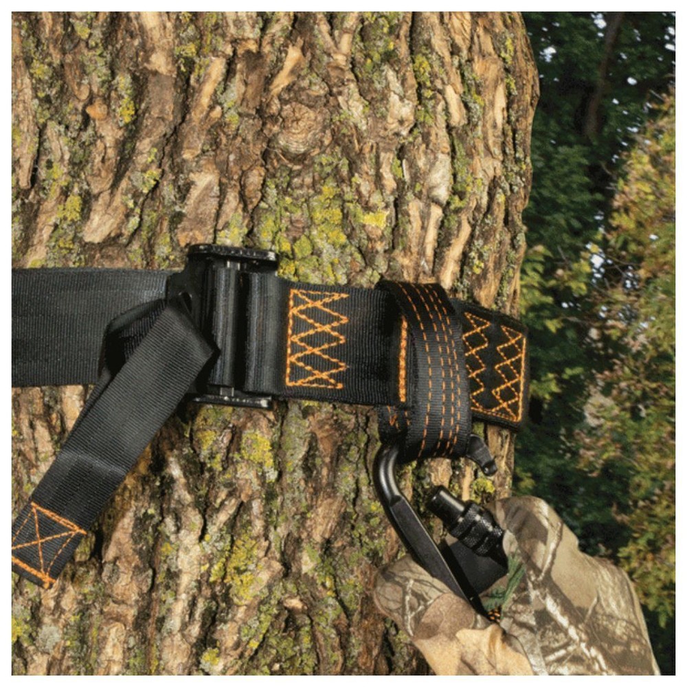 Muddy Safety Harness Black Tree Strap with Nylon Webbing One Size