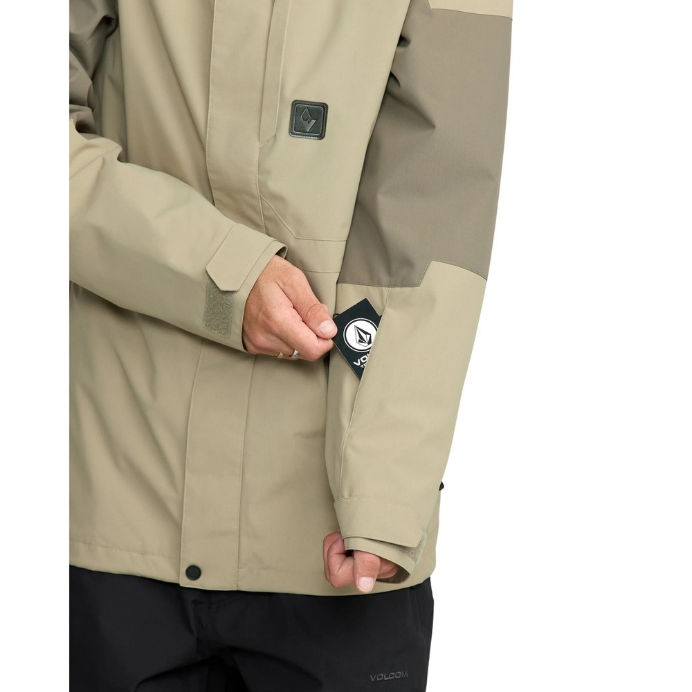 Volcom Primry Insulated Men's Winter Jacket, Moss Green, Medium