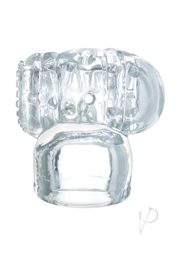 Wand Essentials Vibra Cup U-Tip Stimulator Attachment - Clear