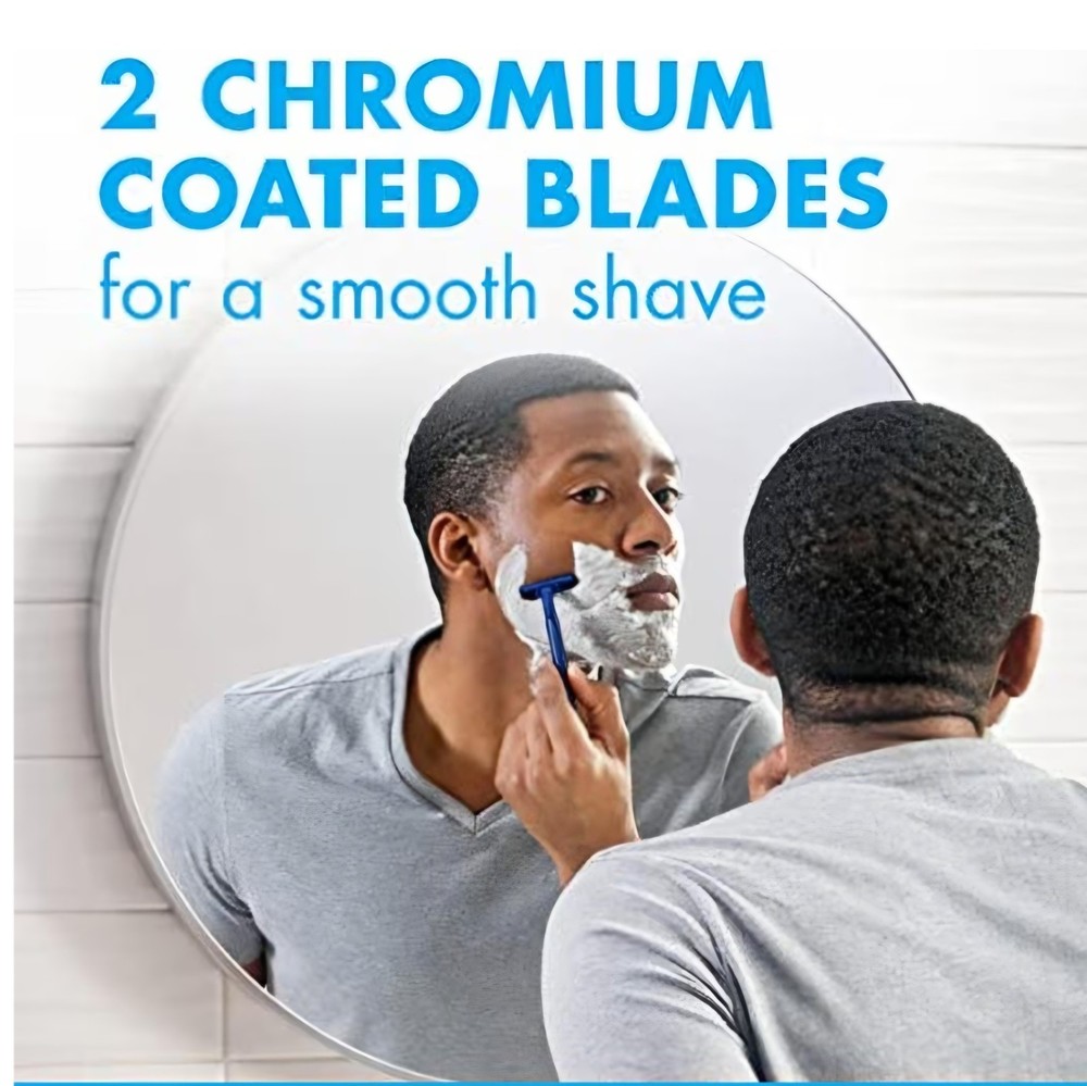 3 Pack Gillette Sensor2 Base Fixed Head Men's Disposable Razors 18ct (54 Total)