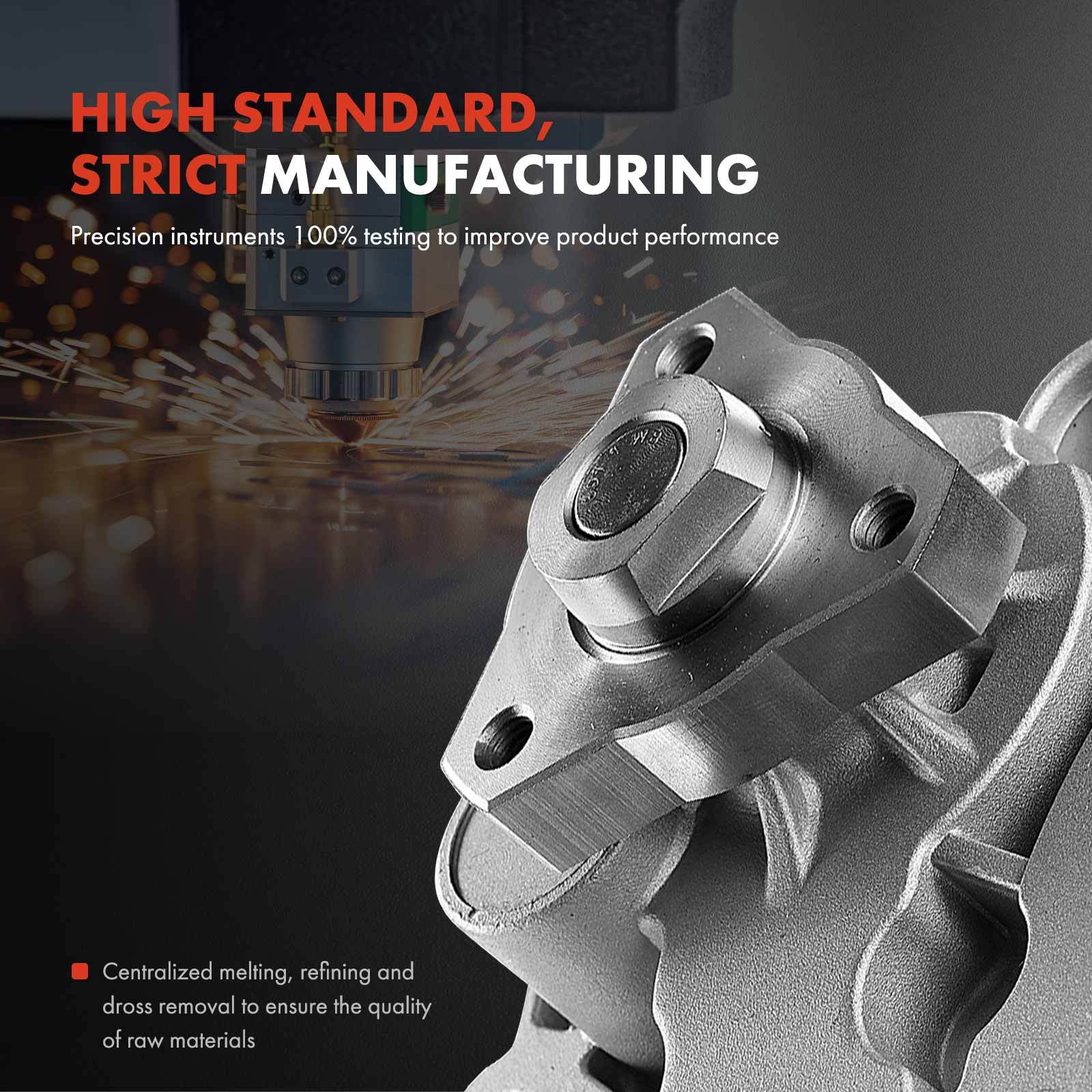 Engine Water Pump for Chevy Cruze 11-15 Trax Encore 13-20 Sonic 1.4L 25192709