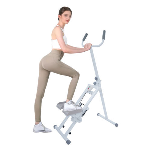 Workout Stair Stepper Foldable Vertical Stair Climber Machine Fitness Stepper