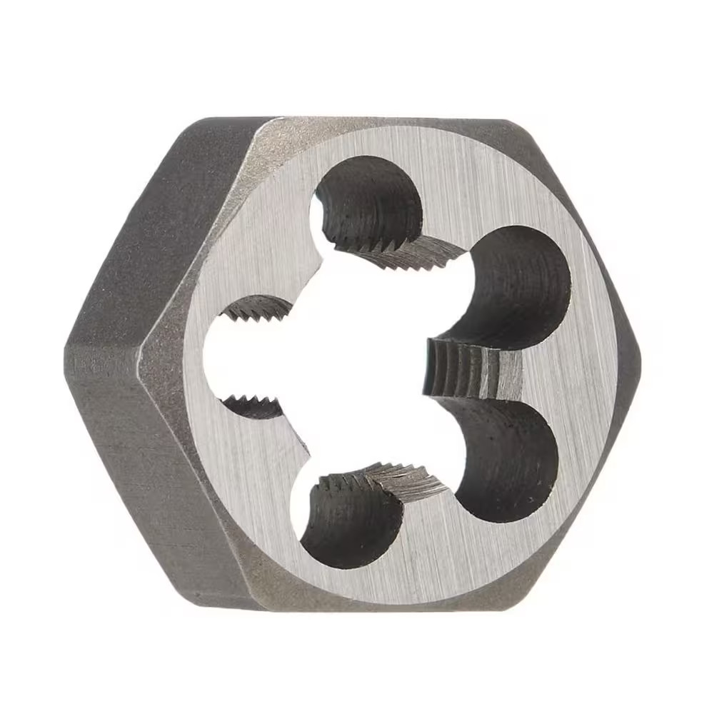 1/2 In.-20 Carbon Steel Hex Re-Threading Die
