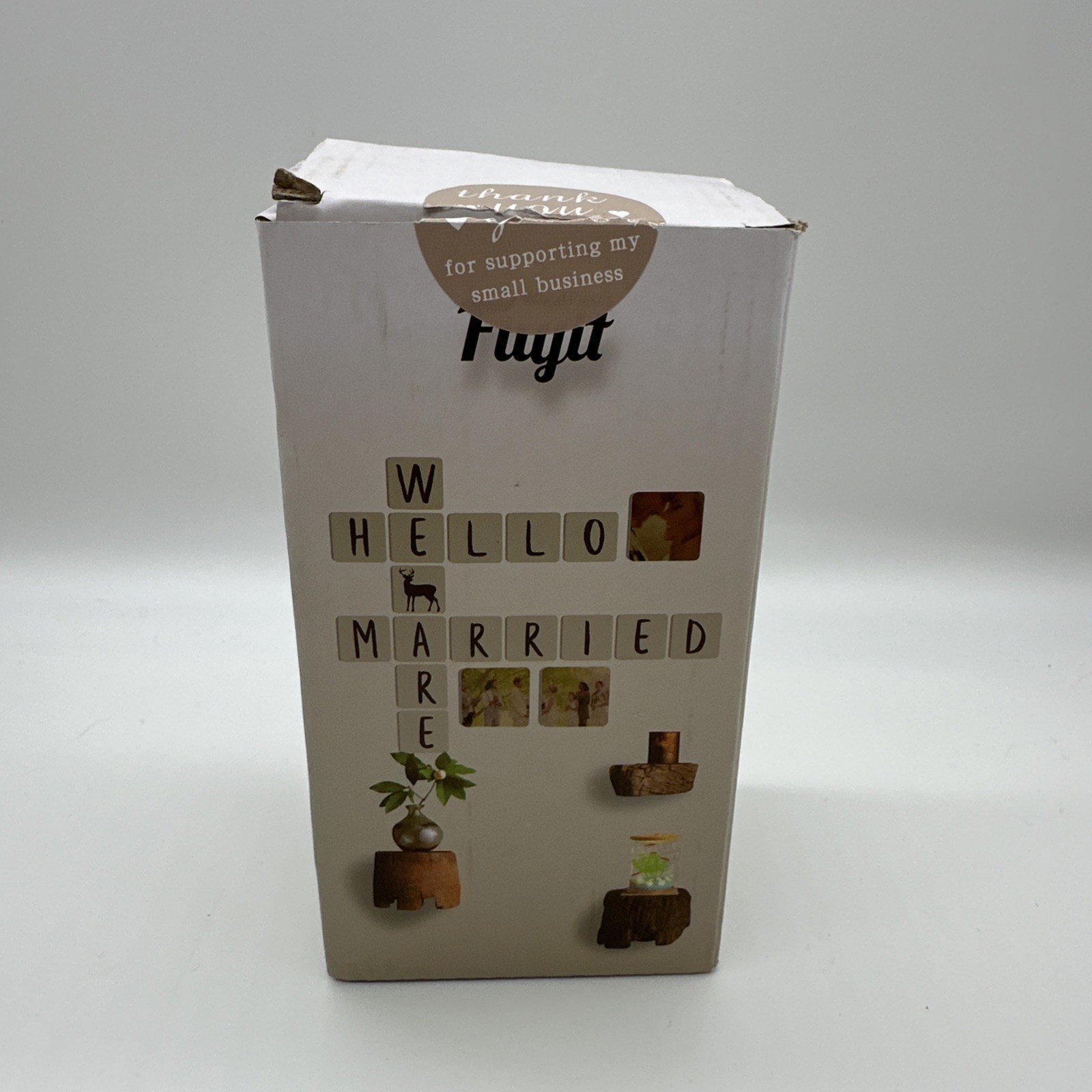 Fuyit Unfinished Wood Pieces 50Pcs 3 x 3 Inch Blank Natural Wood Square Wooden